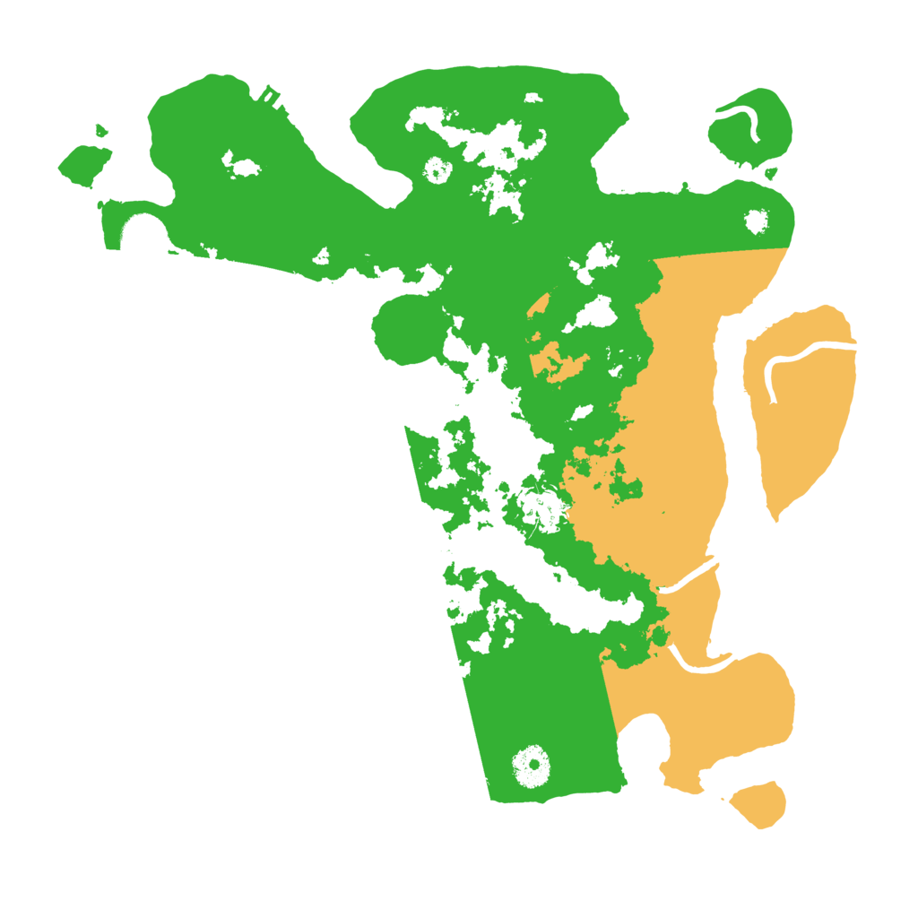 Biome Rust Map: Procedural Map, Size: 3500, Seed: 26845676