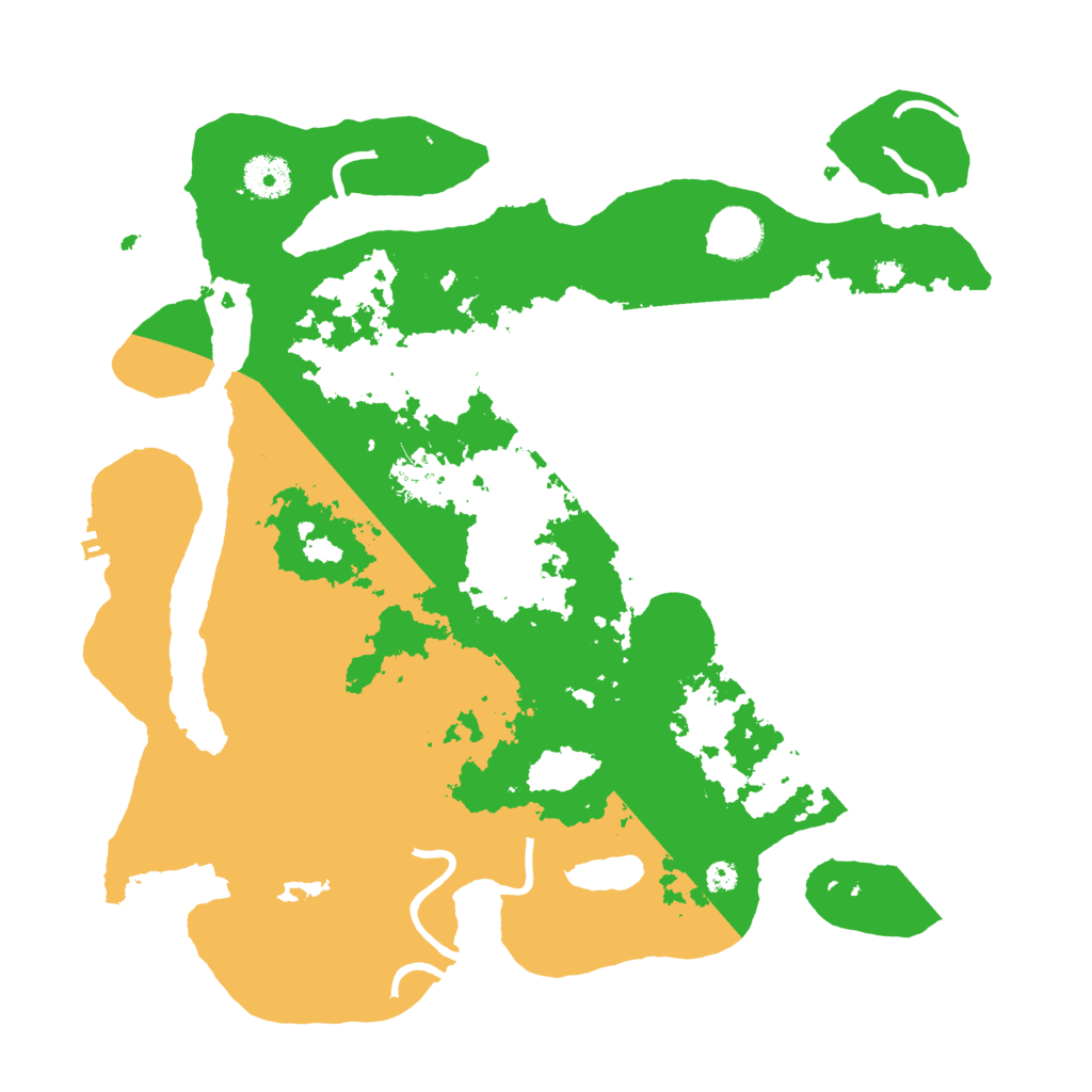 Biome Rust Map: Procedural Map, Size: 3600, Seed: 398675192