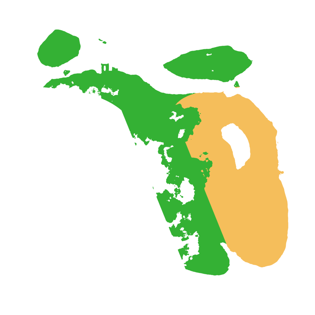 Biome Rust Map: Procedural Map, Size: 2500, Seed: 112332890