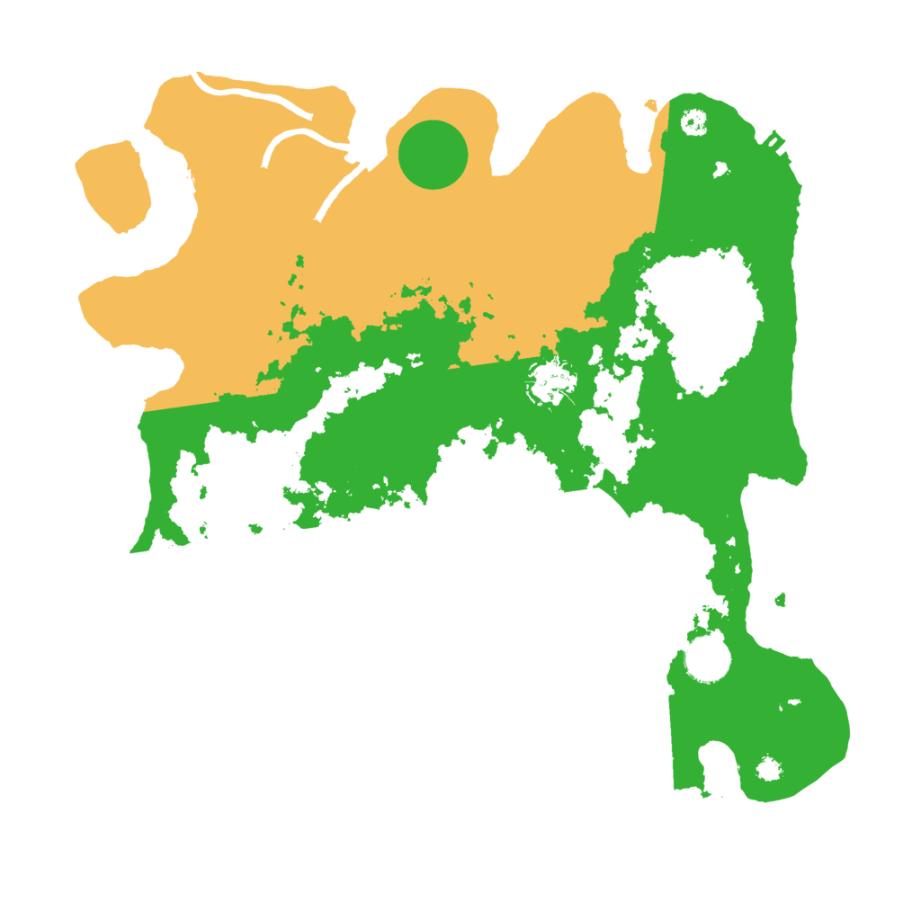 Biome Rust Map: Procedural Map, Size: 3500, Seed: 280087469