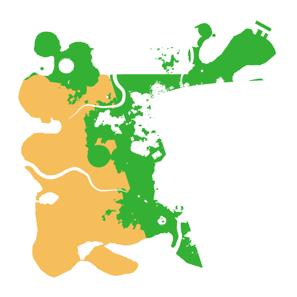 Biome Rust Map: Procedural Map, Size: 3500, Seed: 702987672