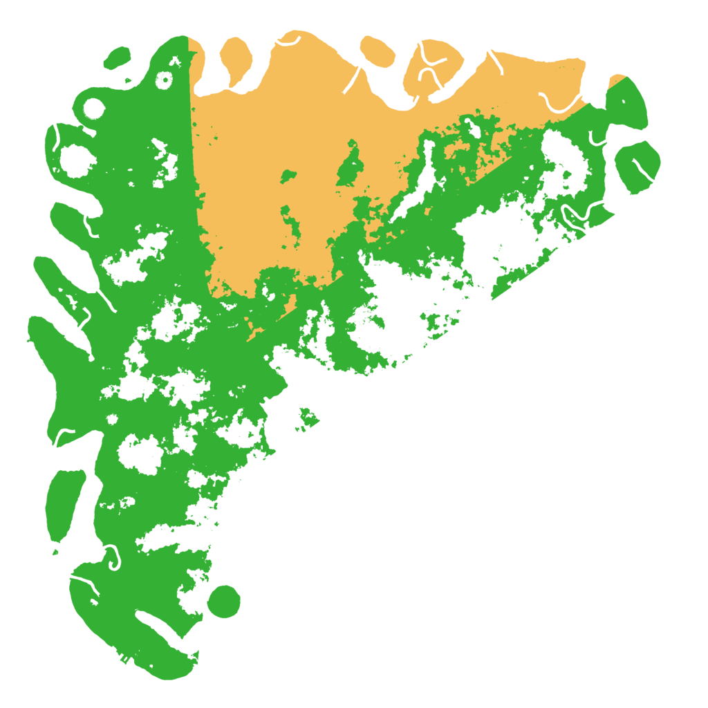 Biome Rust Map: Procedural Map, Size: 6000, Seed: 1990077591