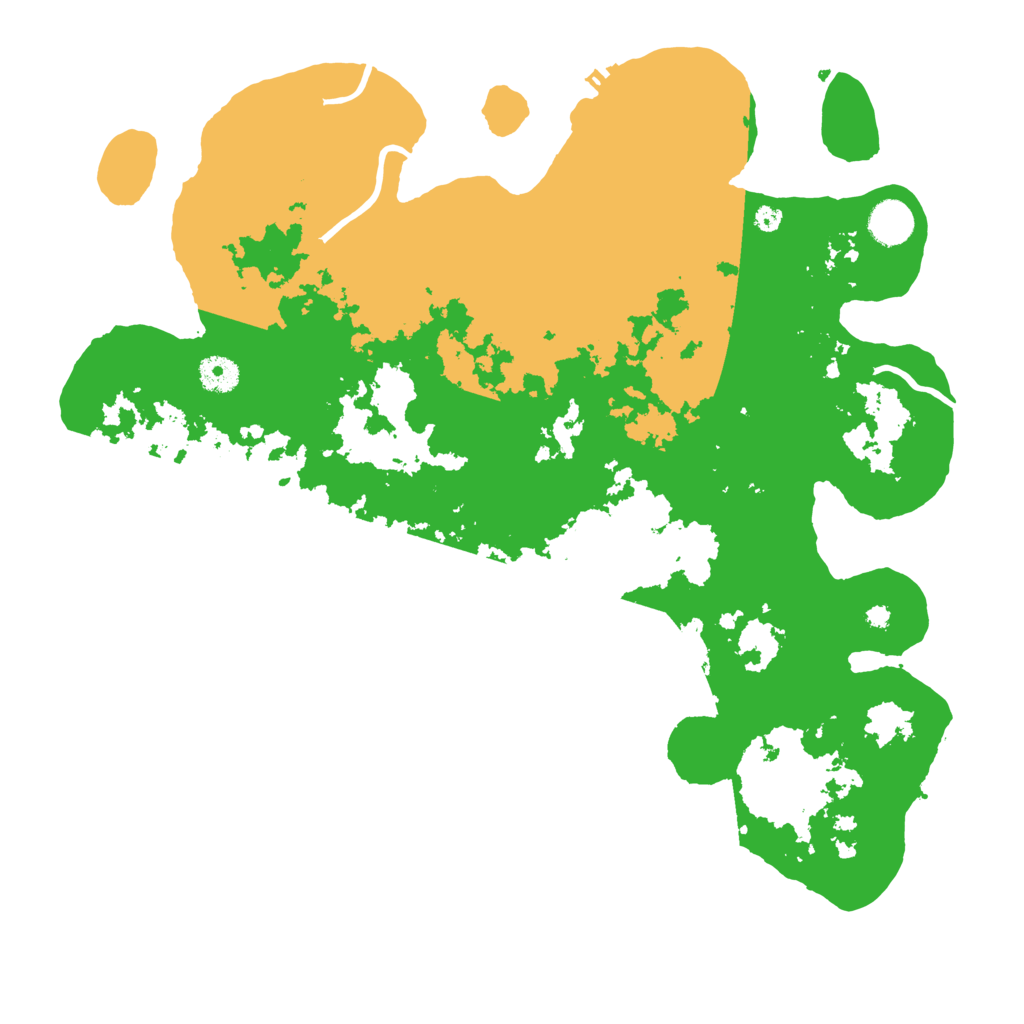 Biome Rust Map: Procedural Map, Size: 4000, Seed: 5421