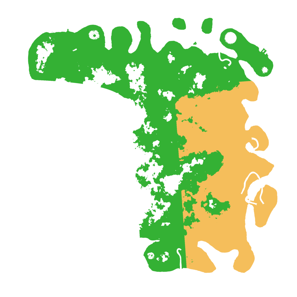 Biome Rust Map: Procedural Map, Size: 4500, Seed: 1758894194