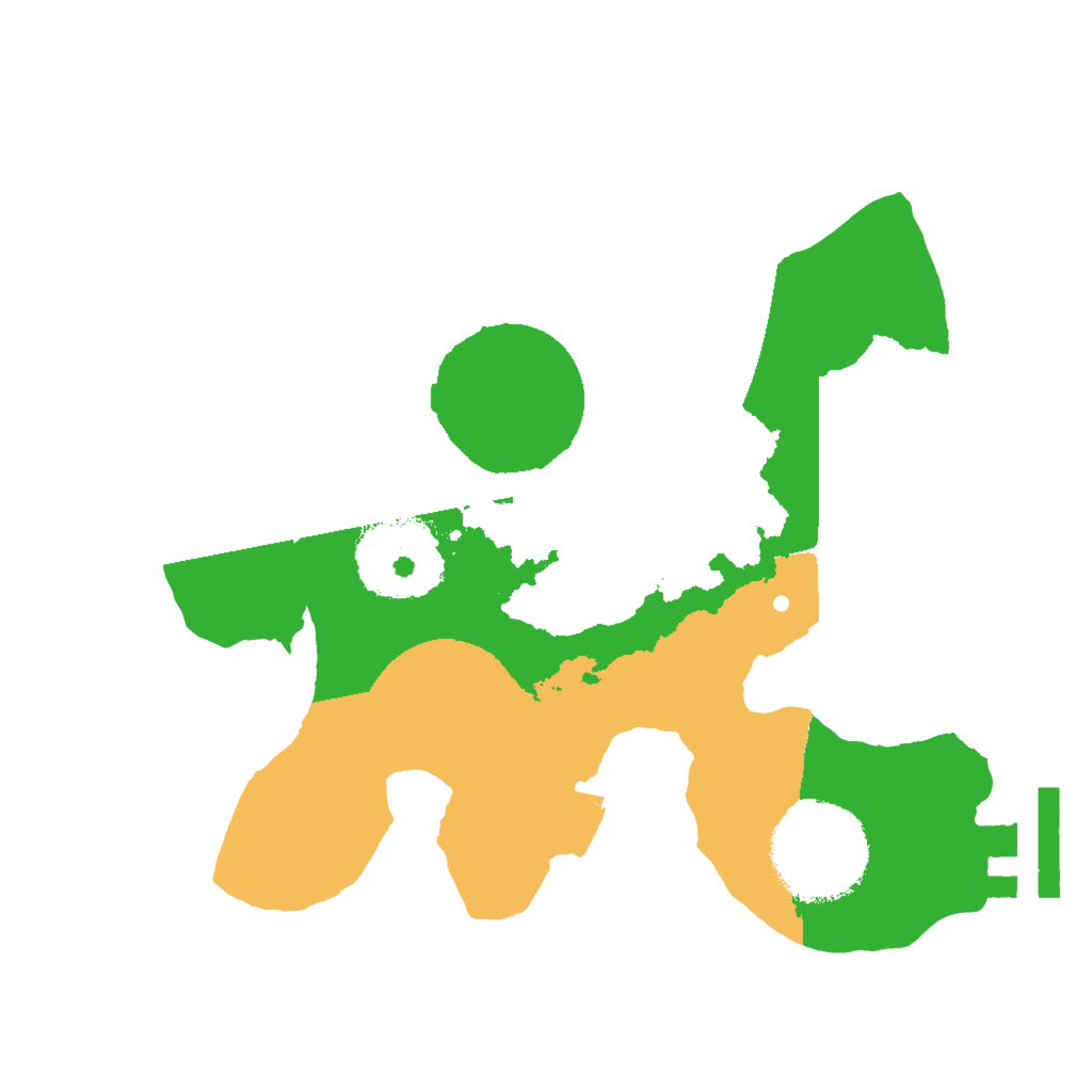 Biome Rust Map: Procedural Map, Size: 2000, Seed: 107242531