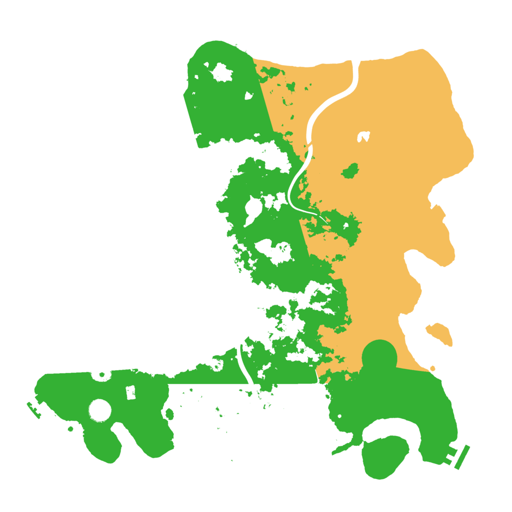 Biome Rust Map: Procedural Map, Size: 4000, Seed: 83562