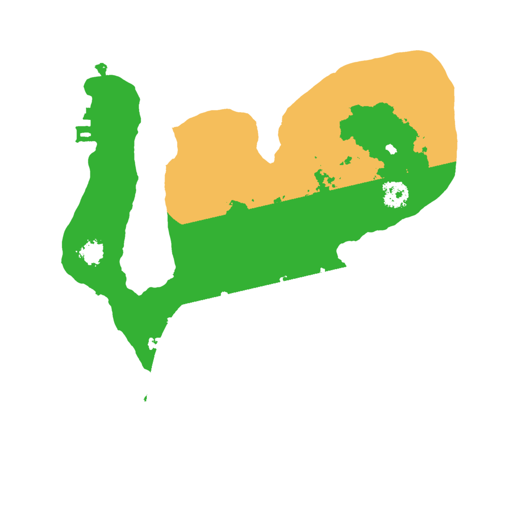 Biome Rust Map: Procedural Map, Size: 2000, Seed: 392402