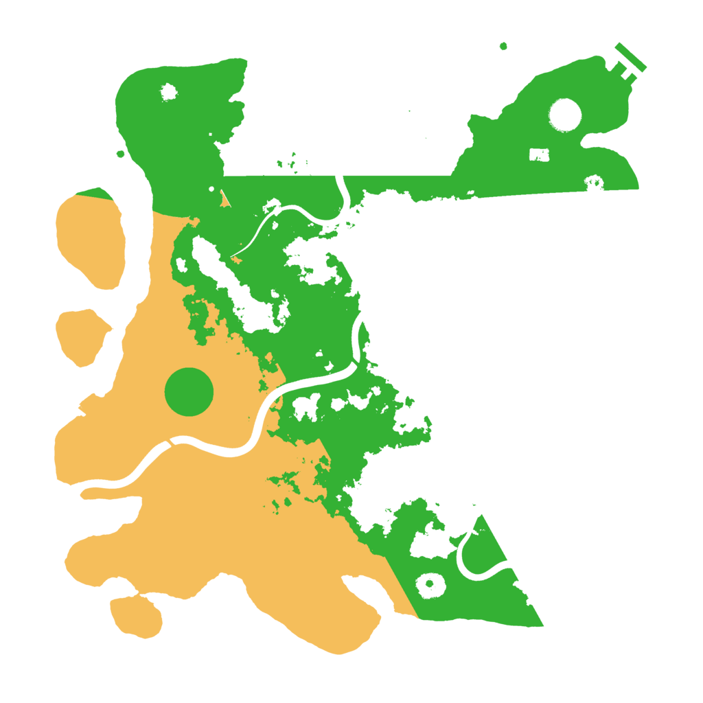 Biome Rust Map: Procedural Map, Size: 3800, Seed: 214748364