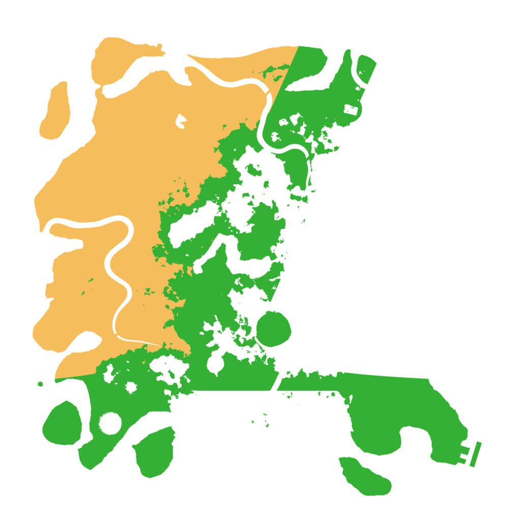 Biome Rust Map: Procedural Map, Size: 4100, Seed: 56324