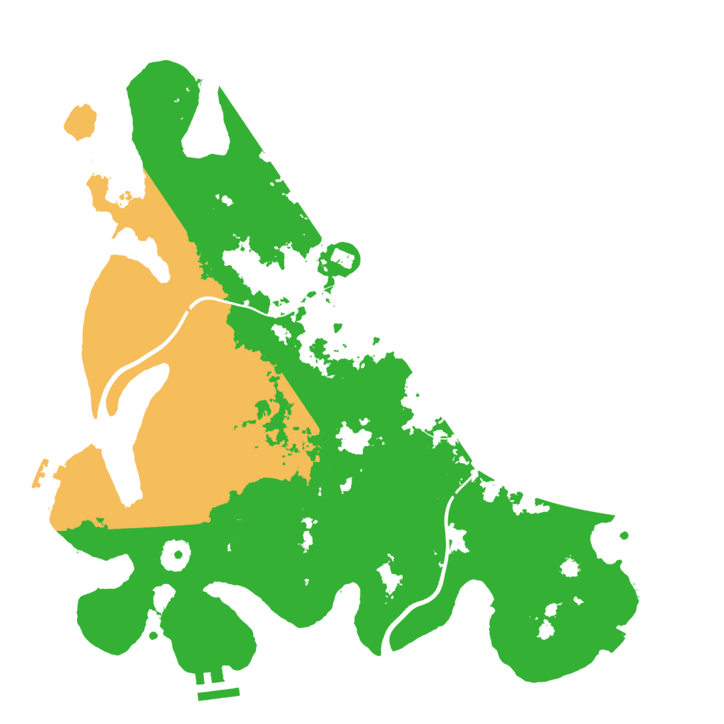 Biome Rust Map: Procedural Map, Size: 3500, Seed: 1342048112