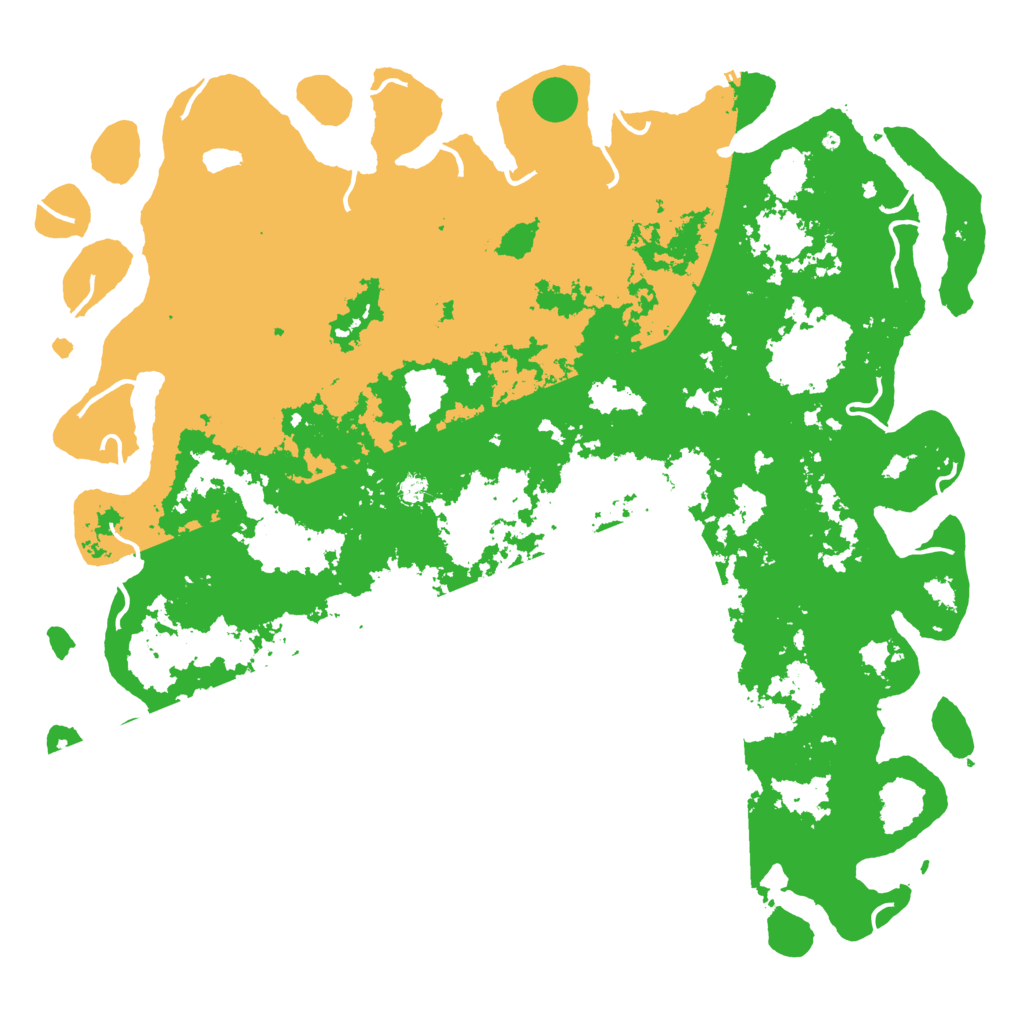 Biome Rust Map: Procedural Map, Size: 6000, Seed: 735701775