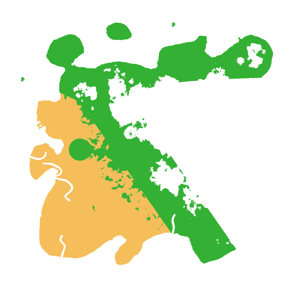 Biome Rust Map: Procedural Map, Size: 3500, Seed: 3782