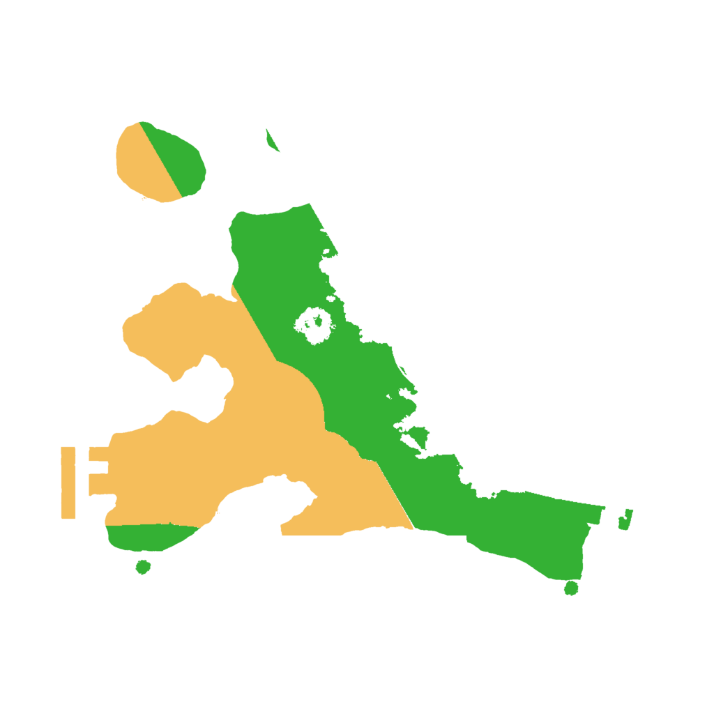 Biome Rust Map: Procedural Map, Size: 2001, Seed: 123