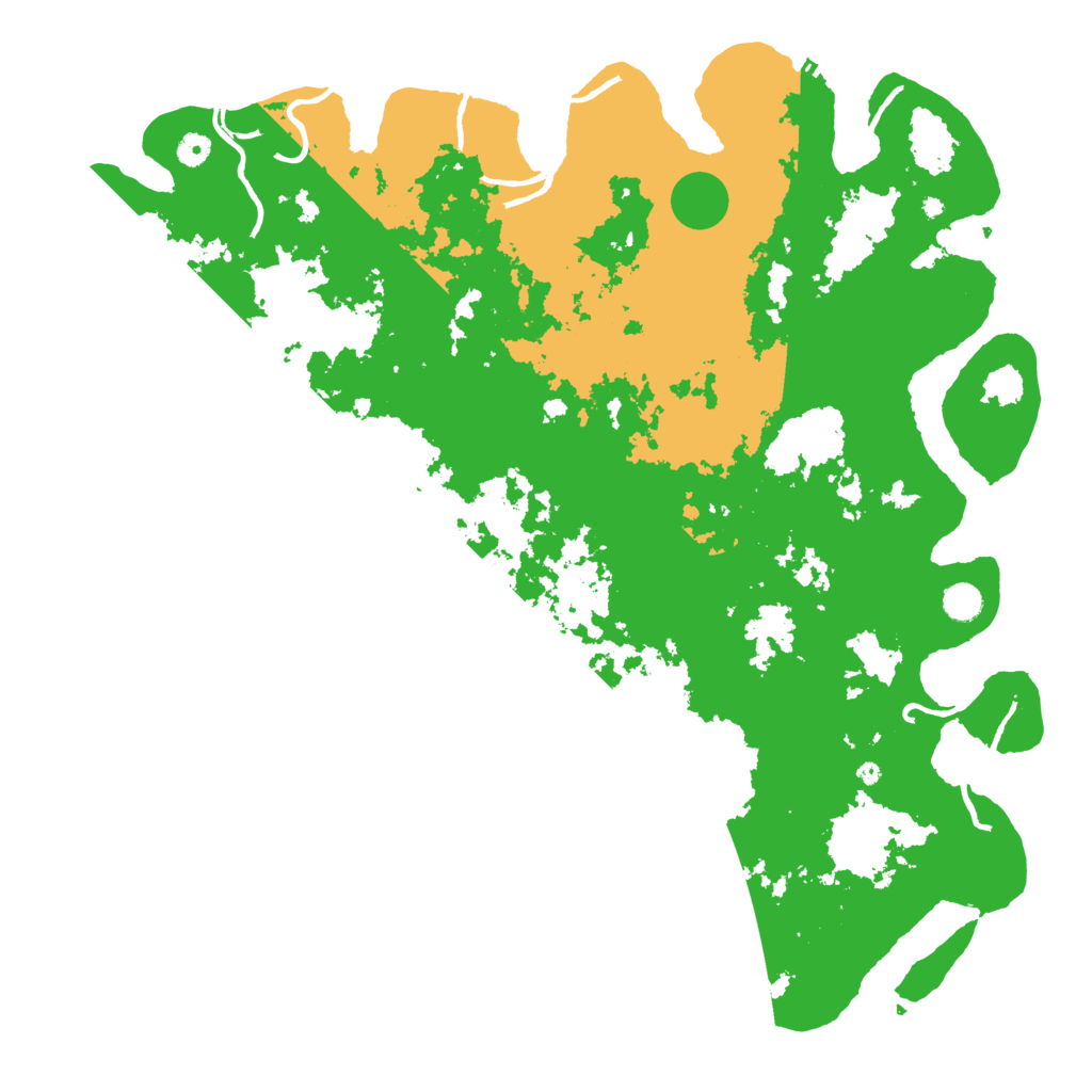 Biome Rust Map: Procedural Map, Size: 5000, Seed: 2845873