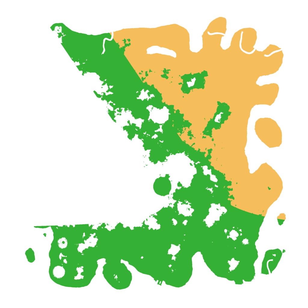 Biome Rust Map: Procedural Map, Size: 4500, Seed: 798384877