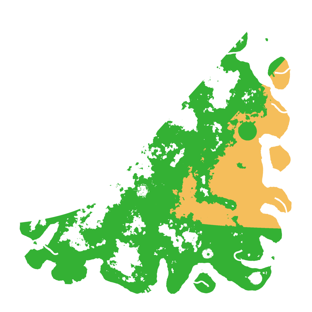 Biome Rust Map: Procedural Map, Size: 4500, Seed: 1091033197