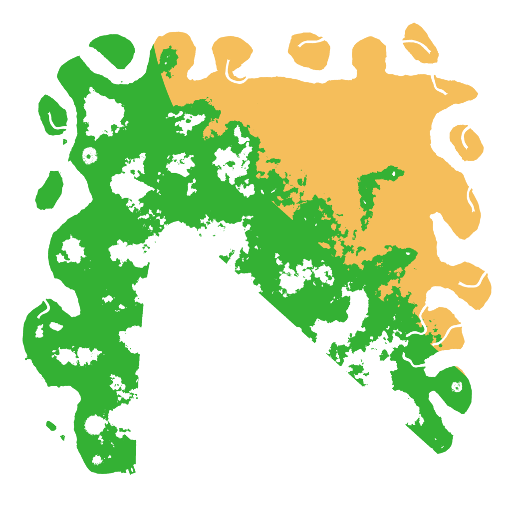Biome Rust Map: Procedural Map, Size: 4800, Seed: 830150280