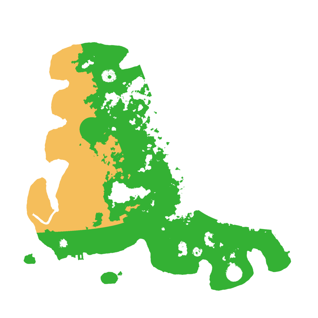 Biome Rust Map: Procedural Map, Size: 3500, Seed: 475797335