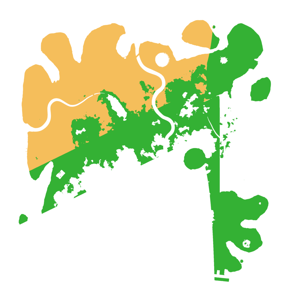 Biome Rust Map: Procedural Map, Size: 3700, Seed: 426852291