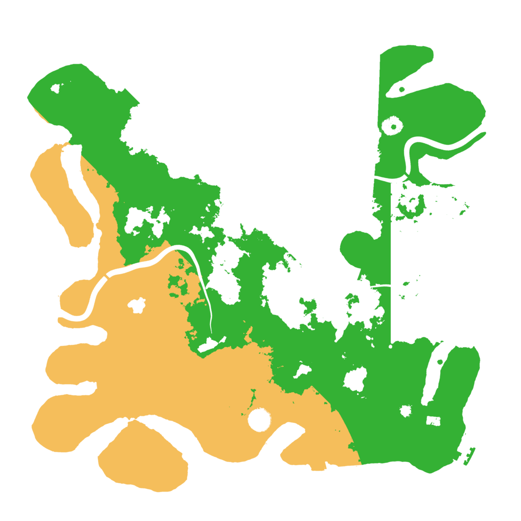 Biome Rust Map: Procedural Map, Size: 4000, Seed: 594123