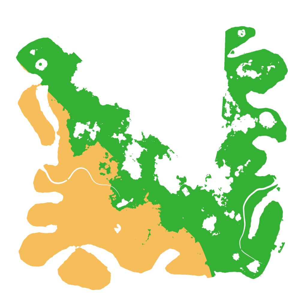 Biome Rust Map: Procedural Map, Size: 4000, Seed: 594123