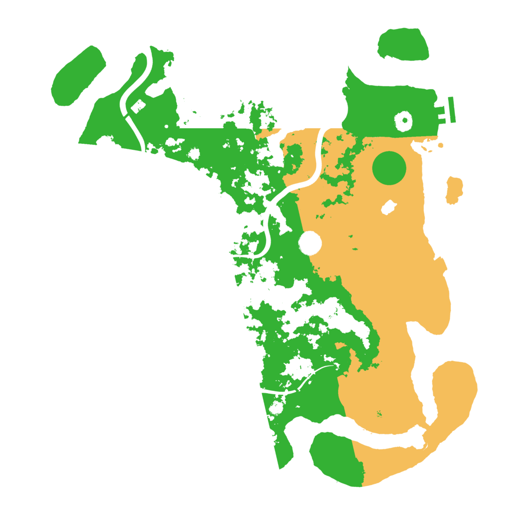 Biome Rust Map: Procedural Map, Size: 4000, Seed: 9674