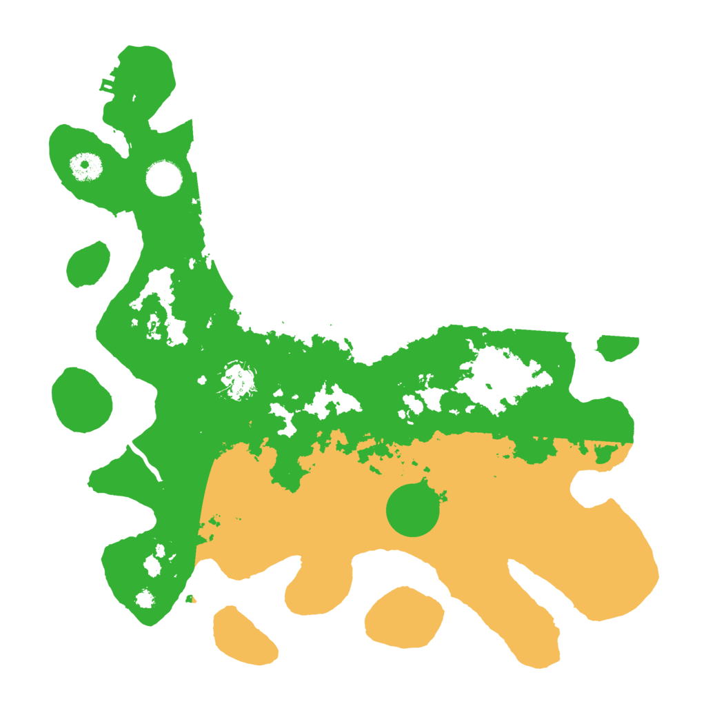 Biome Rust Map: Procedural Map, Size: 3500, Seed: 1293072584