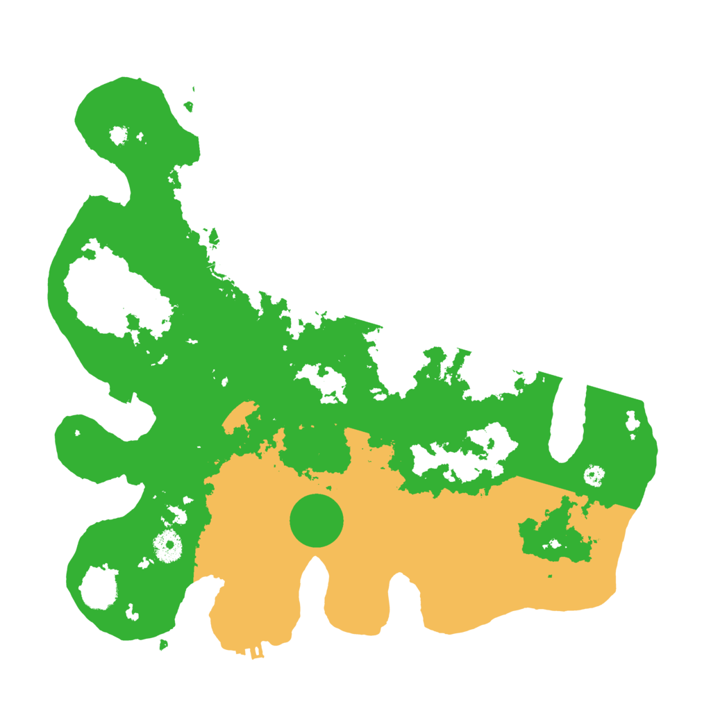 Biome Rust Map: Procedural Map, Size: 3500, Seed: 1650049466