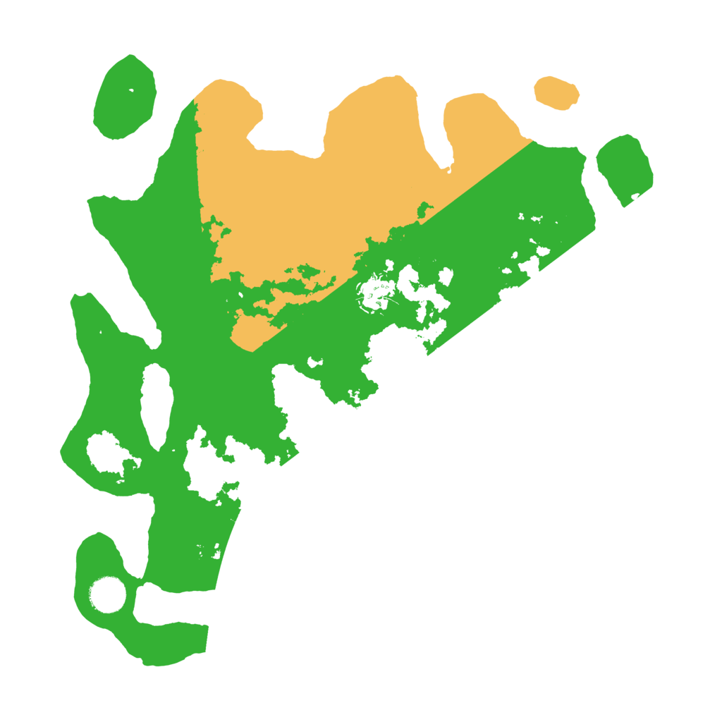 Biome Rust Map: Barren, Size: 3500, Seed: 1451205506