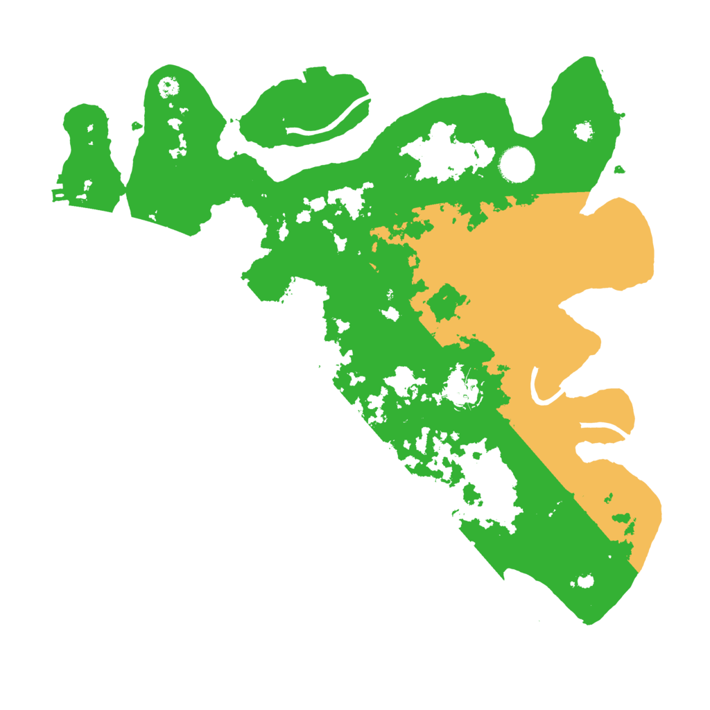 Biome Rust Map: Procedural Map, Size: 3500, Seed: 1200542947