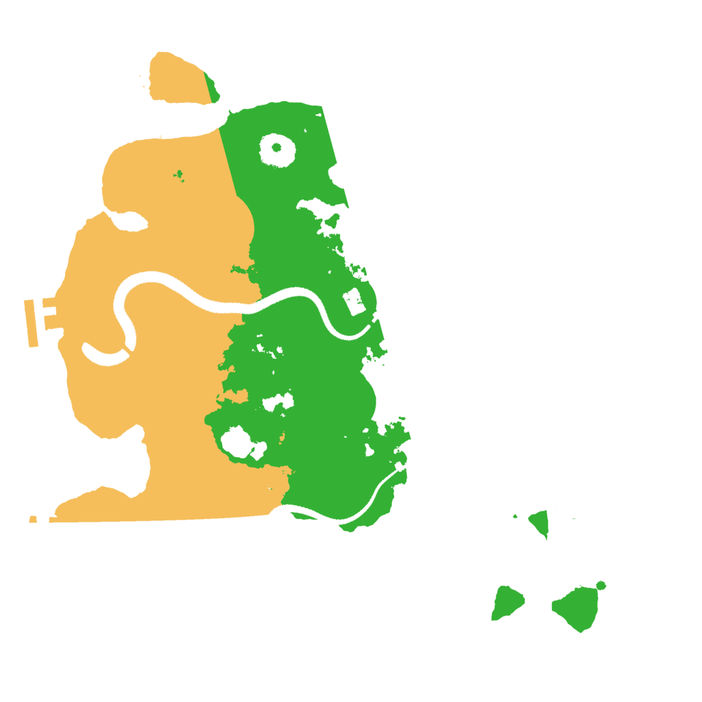 Biome Rust Map: Procedural Map, Size: 3000, Seed: 271182510