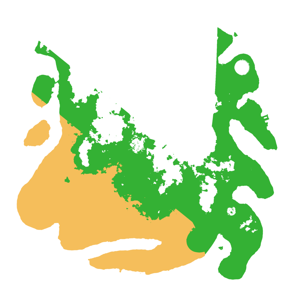 Biome Rust Map: Procedural Map, Size: 3500, Seed: 409872520