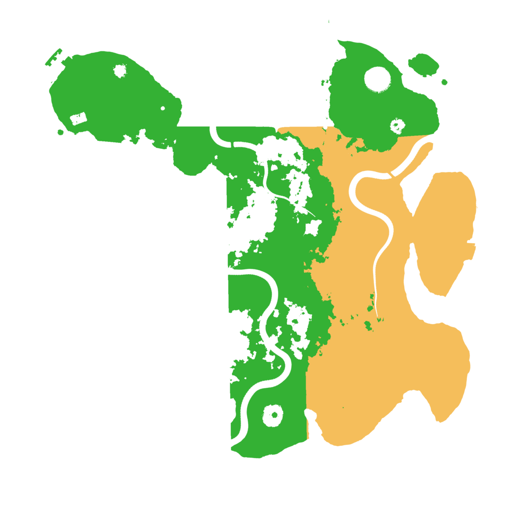 Biome Rust Map: Procedural Map, Size: 3500, Seed: 898559301