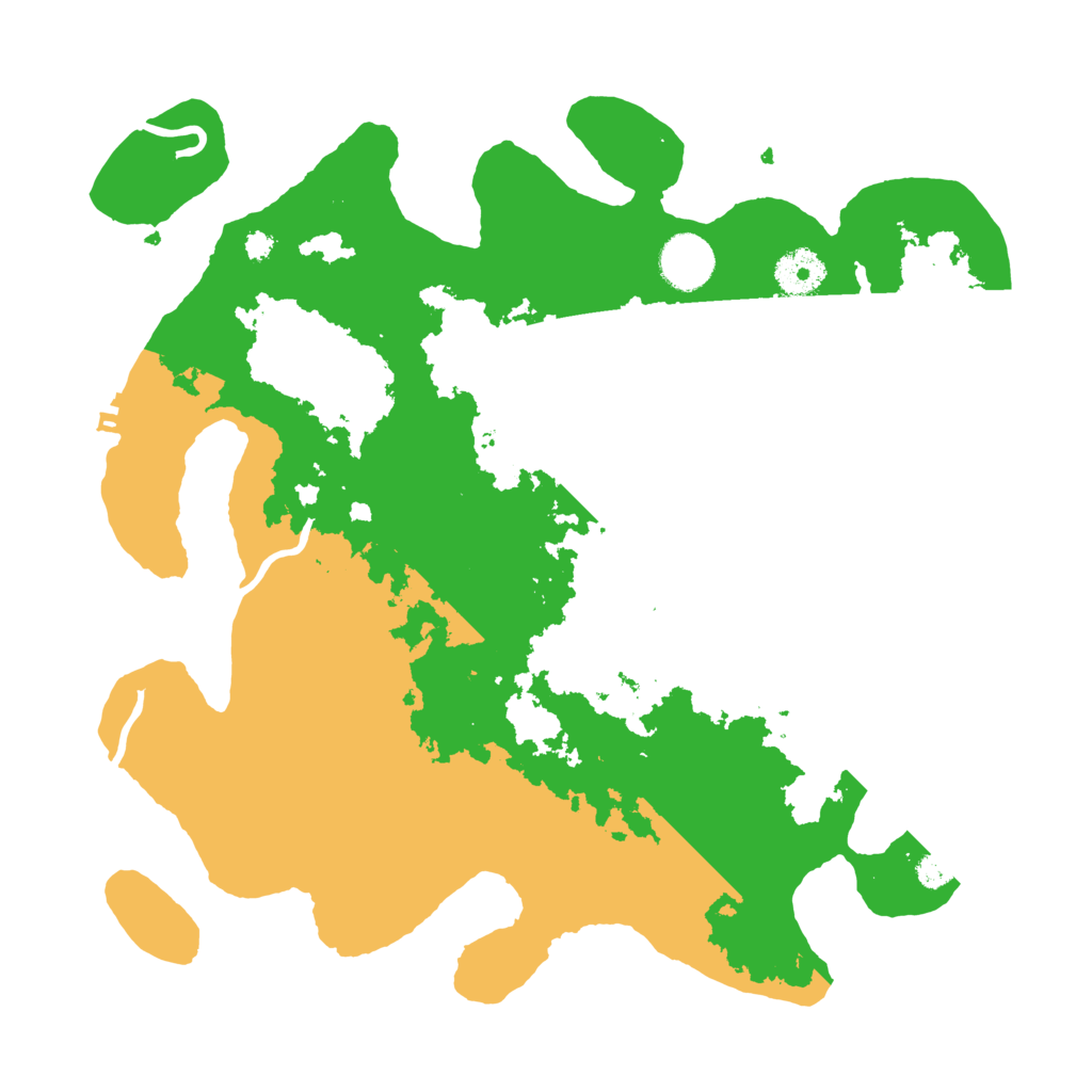 Biome Rust Map: Procedural Map, Size: 3500, Seed: 79143087