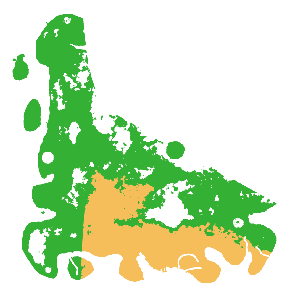 Biome Rust Map: Procedural Map, Size: 4500, Seed: 60798943