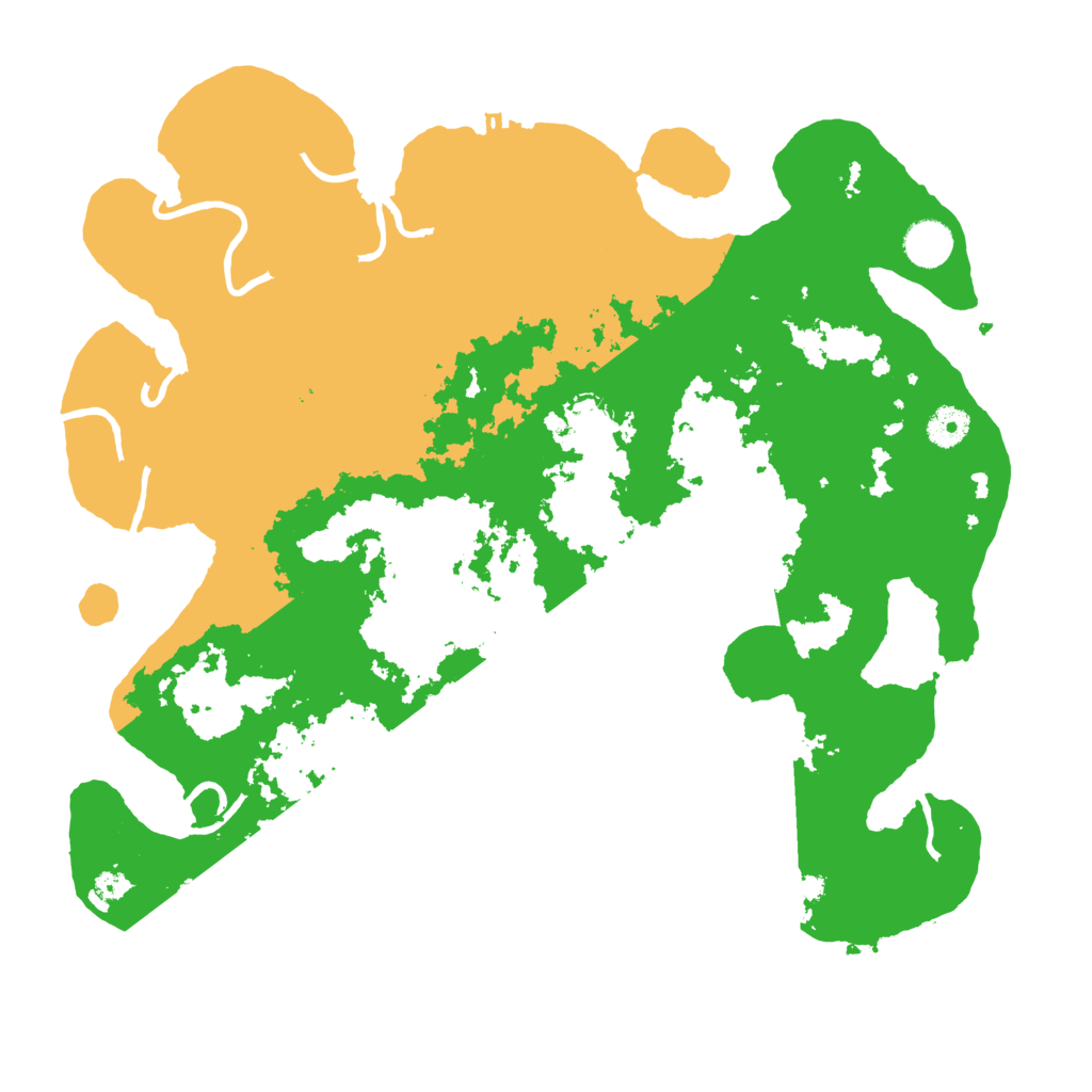 Biome Rust Map: Procedural Map, Size: 4000, Seed: 51212527