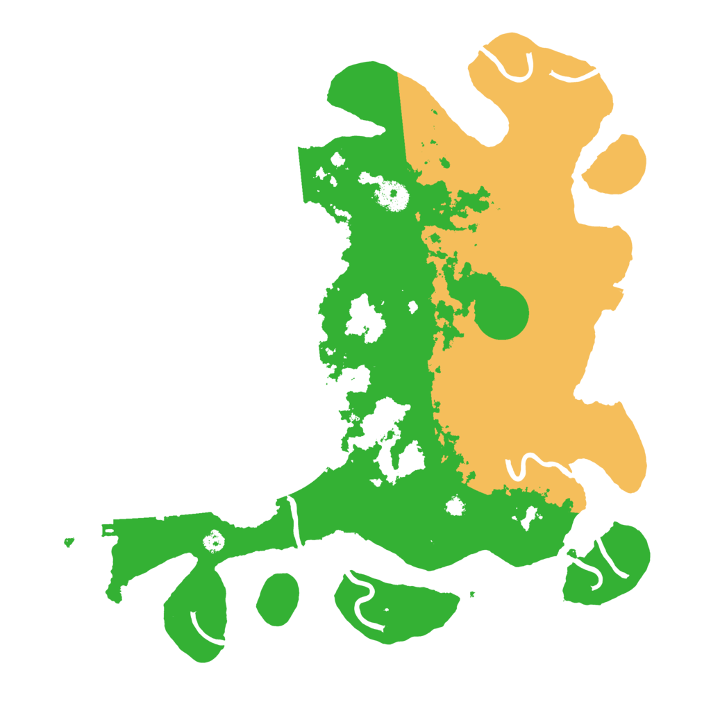 Biome Rust Map: Procedural Map, Size: 3500, Seed: 622506550