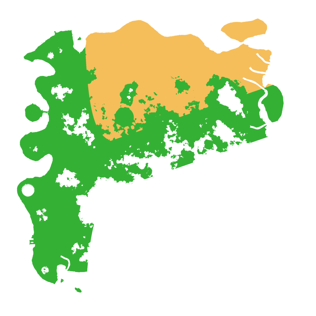 Biome Rust Map: Procedural Map, Size: 4500, Seed: 20230324