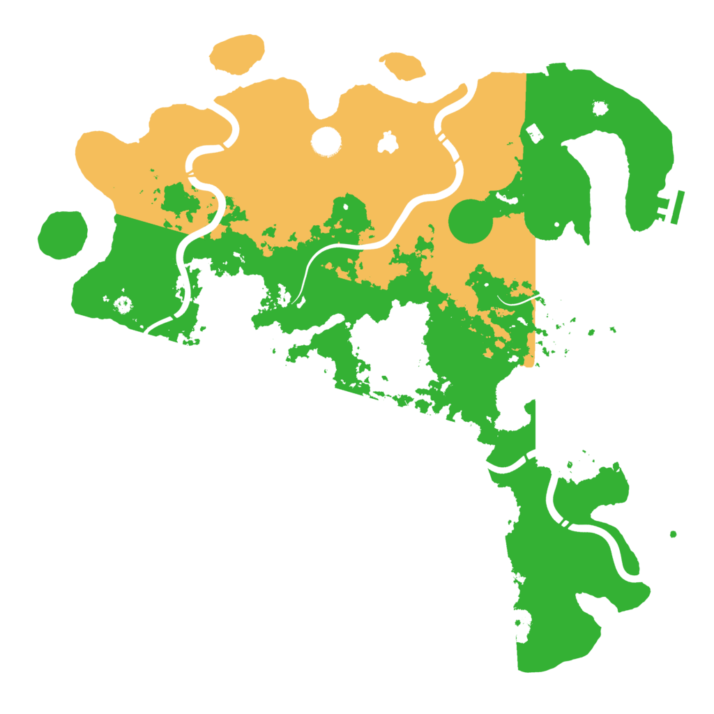 Biome Rust Map: Procedural Map, Size: 4250, Seed: 68758