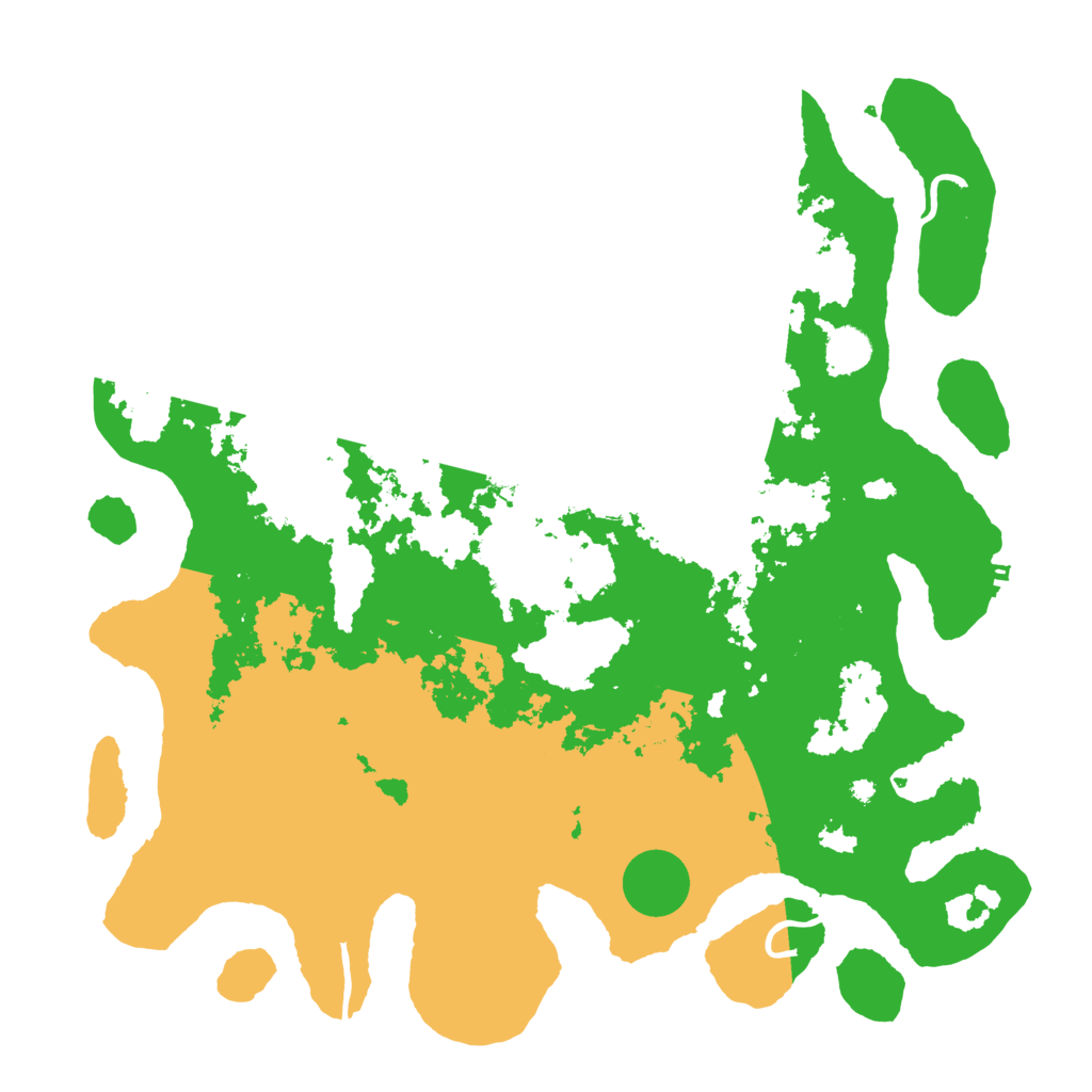 Biome Rust Map: Procedural Map, Size: 4300, Seed: 92945124