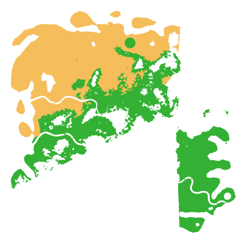 Biome Rust Map: Procedural Map, Size: 6000, Seed: 1794674575