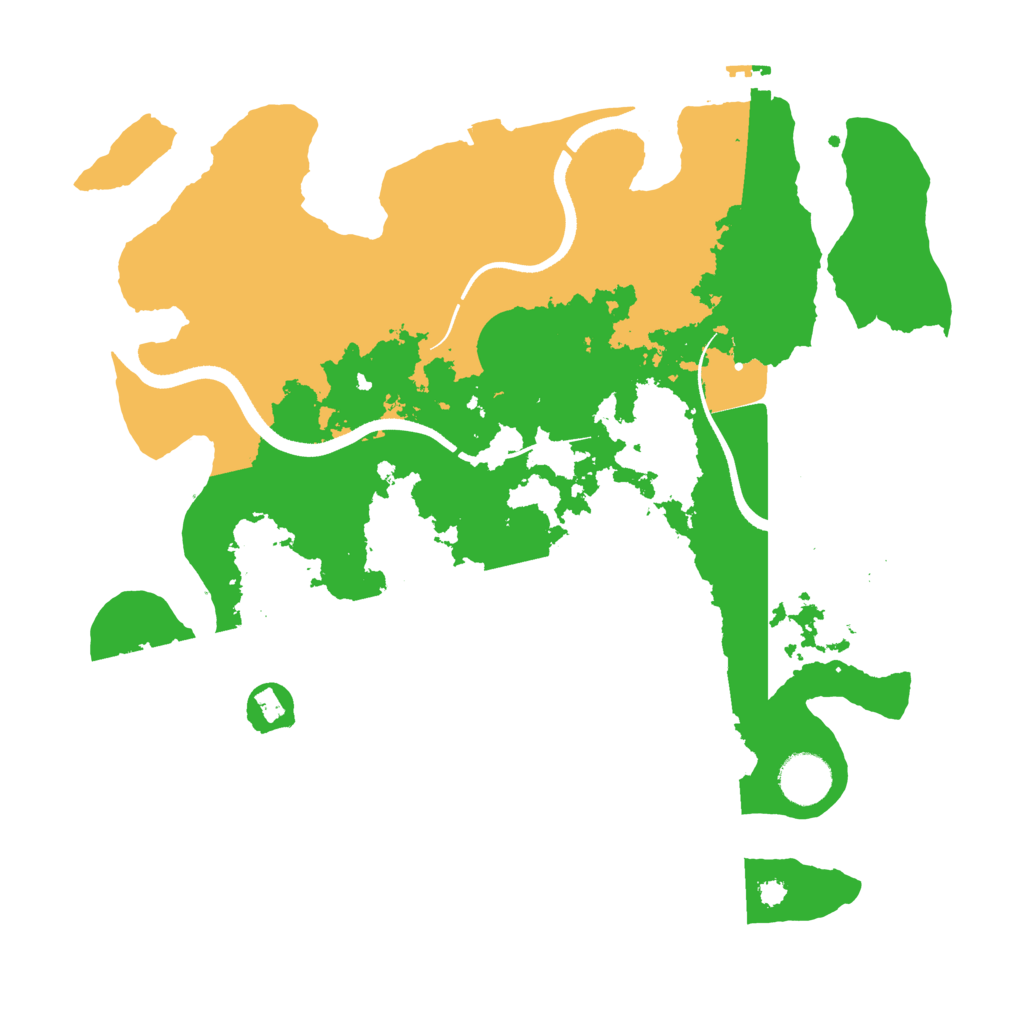 Biome Rust Map: Procedural Map, Size: 3500, Seed: 1960301781