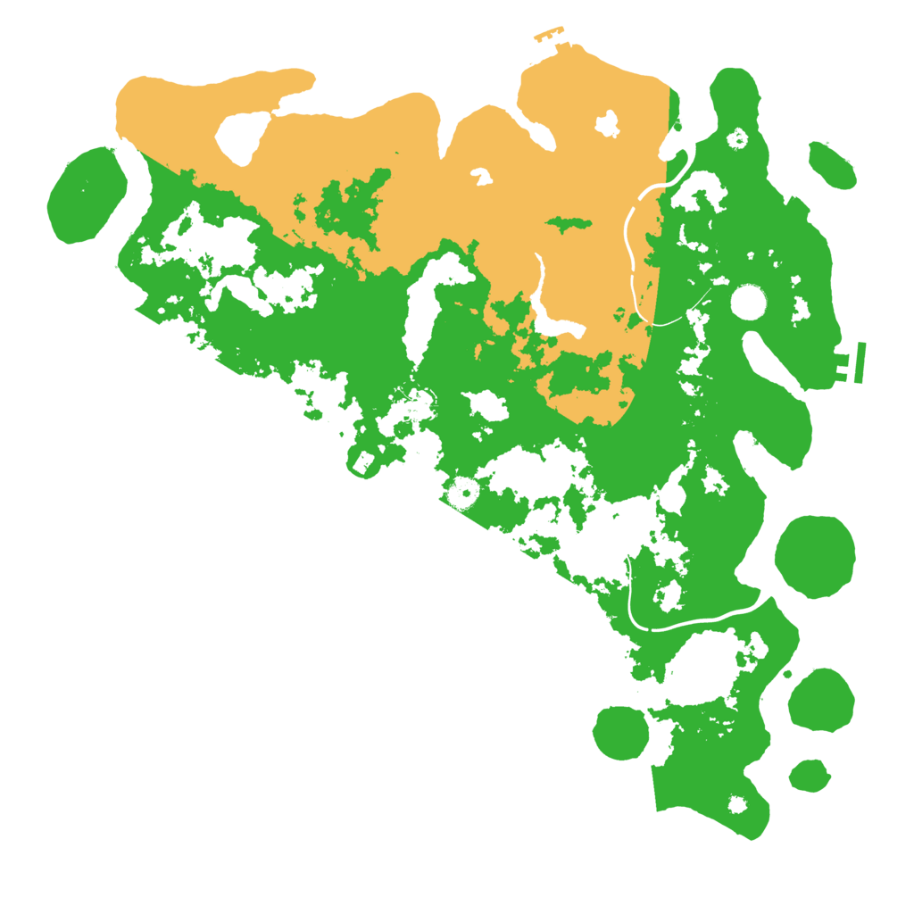 Biome Rust Map: Procedural Map, Size: 4500, Seed: 1224483947