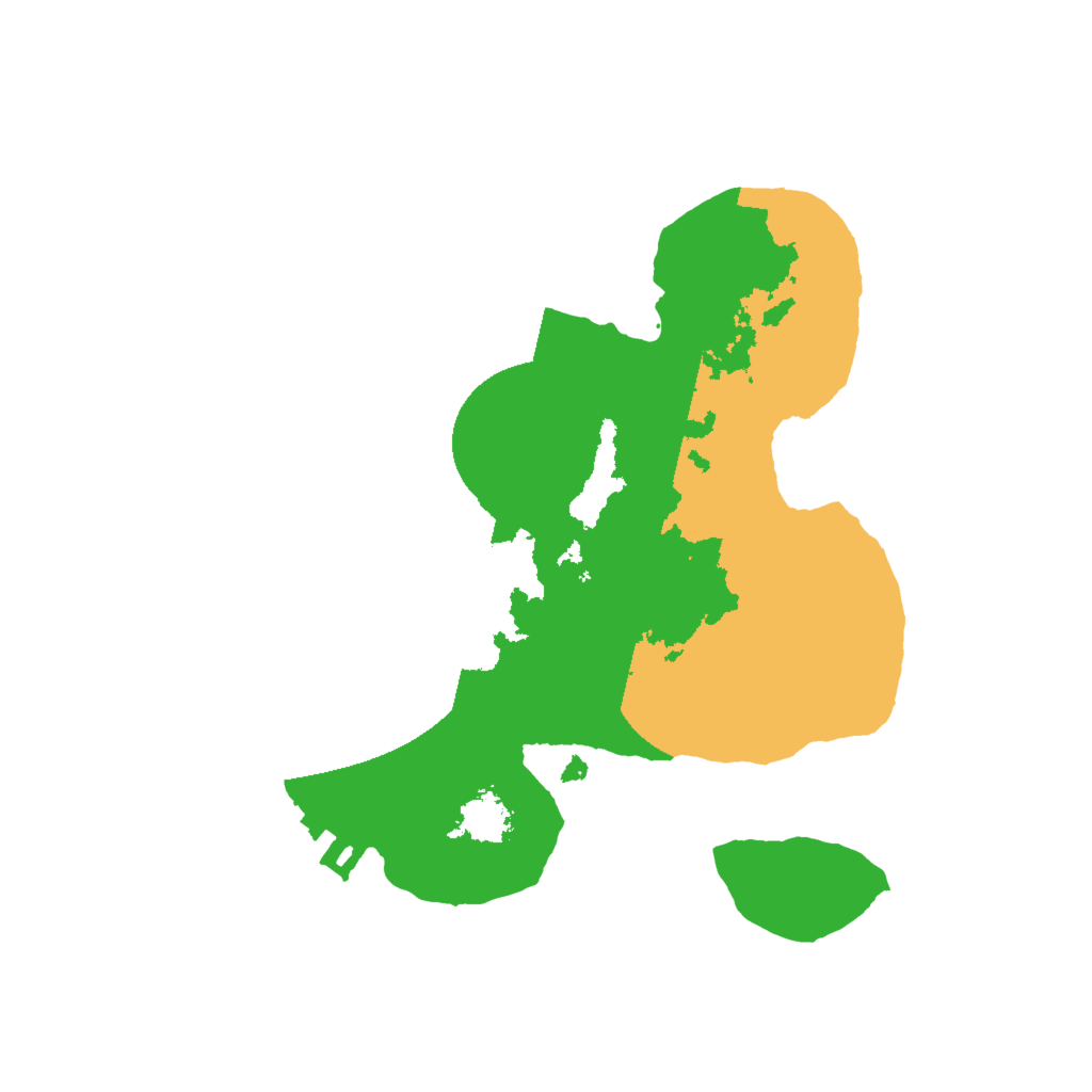 Biome Rust Map: Procedural Map, Size: 2000, Seed: 2649