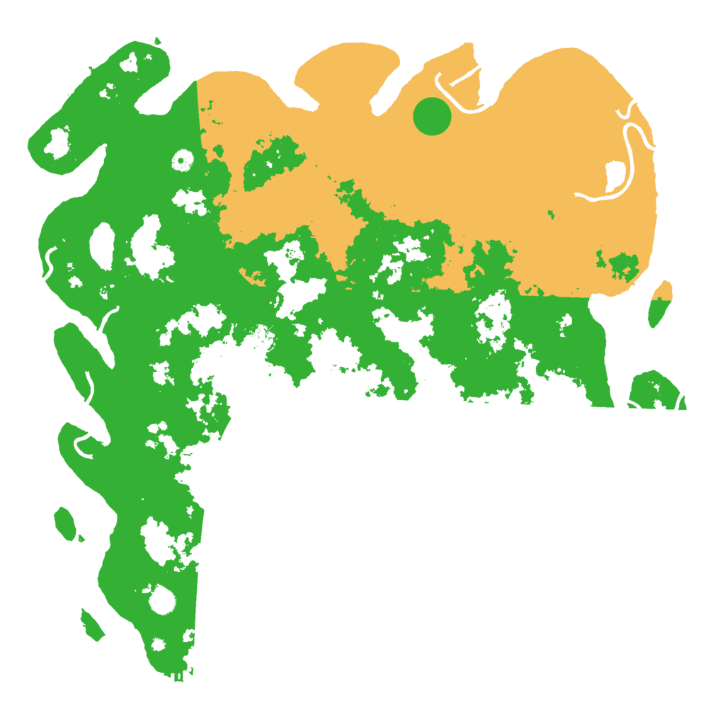 Biome Rust Map: Procedural Map, Size: 5000, Seed: 927311721