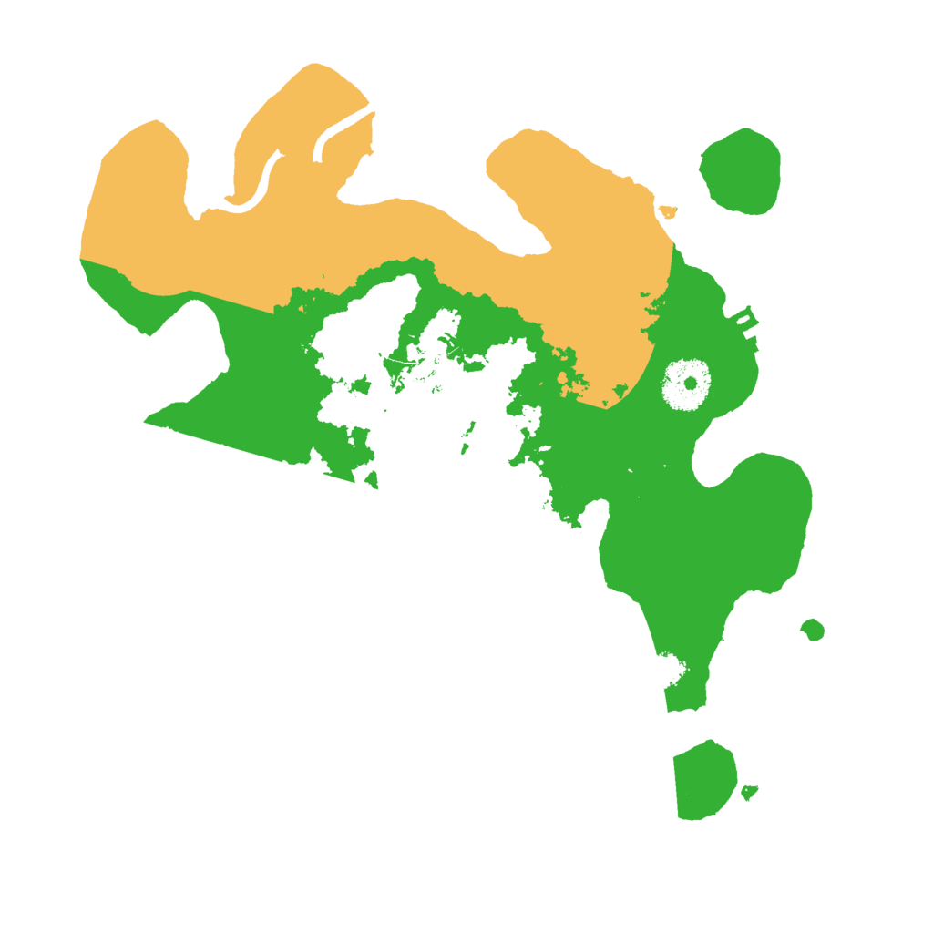 Biome Rust Map: Procedural Map, Size: 2800, Seed: 296802183