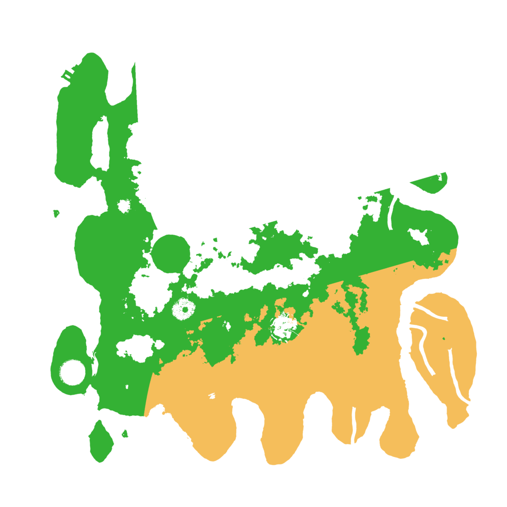 Biome Rust Map: Procedural Map, Size: 3500, Seed: 324108504