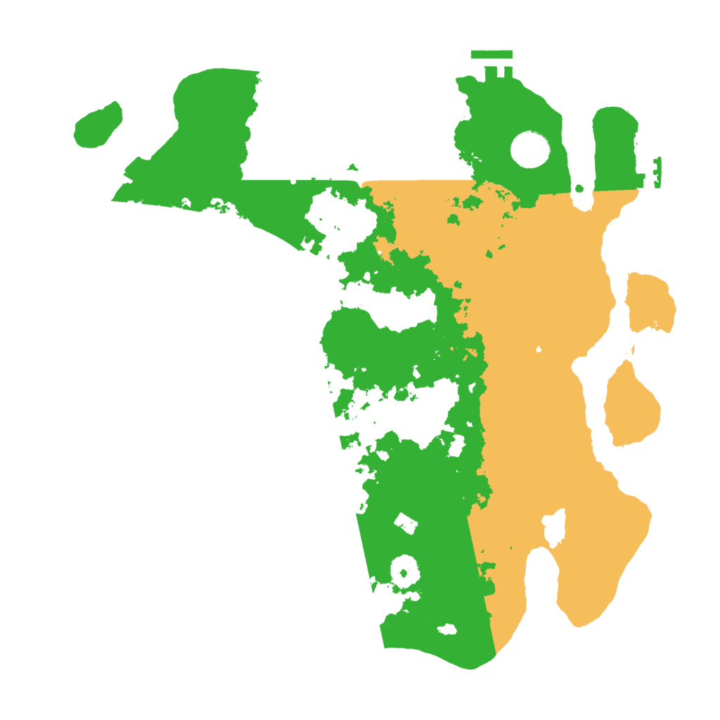 Biome Rust Map: Procedural Map, Size: 3500, Seed: 1394294957