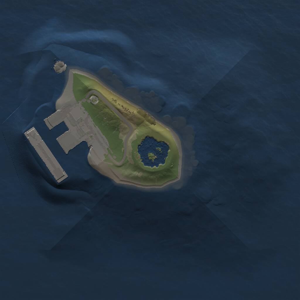 Rust Map: Procedural Map, Size: 1000, Seed: 490991121, 2 Monuments