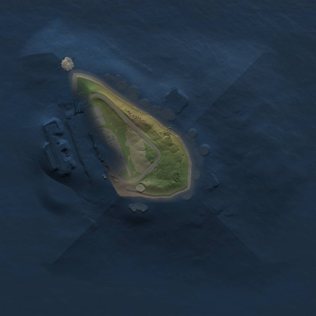 Rust Map: Procedural Map, Size: 1000, Seed: 490991121, 2 Monuments